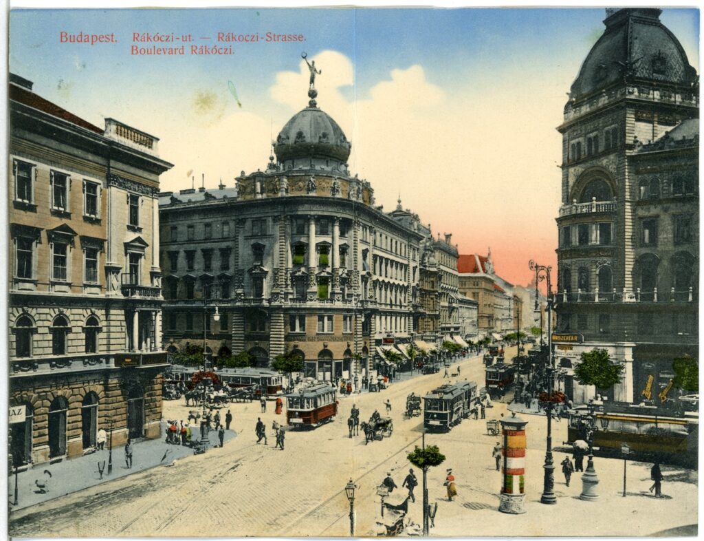 Budapest, Rákóczi út, 1912